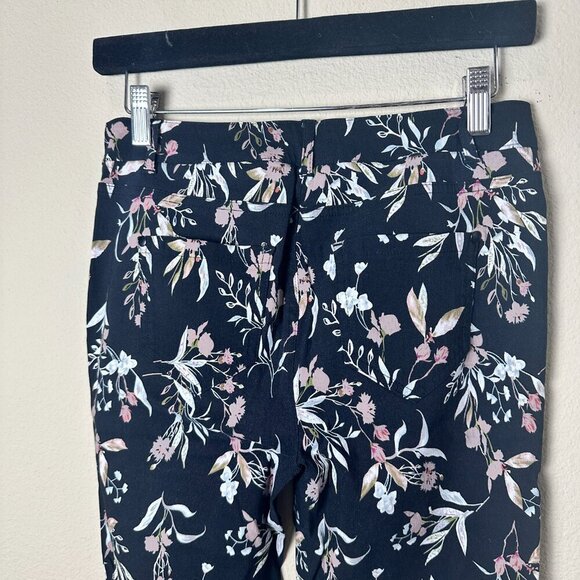 JULES & LEOPOLD Casual Stretch Floral Trousers Pants Size Small - Picture 6 of 9